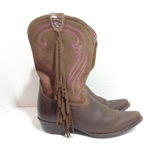 ariat fringe boots